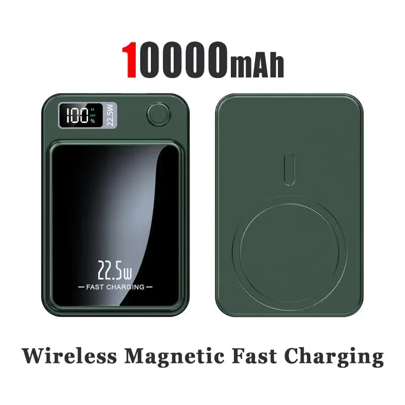 100000mAh Magsafe Charger Power Bank Slim and Portable High Capacity Qi Magnetic Wireless Fast Charging Power Bank for iPhone