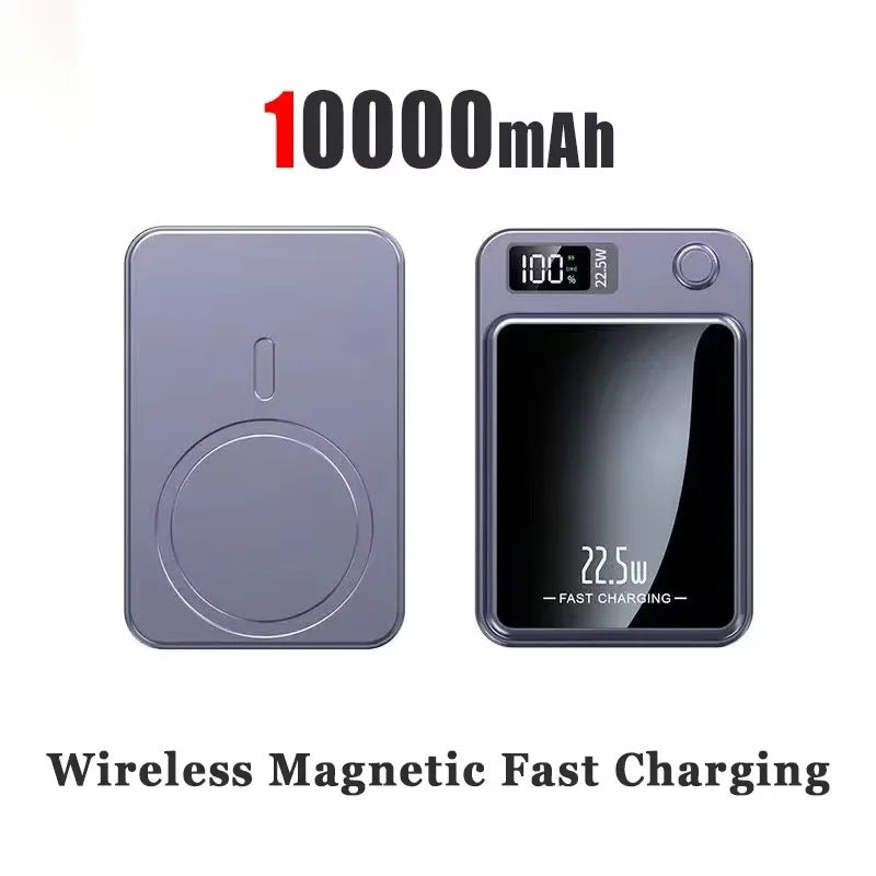 100000mAh Magsafe Charger Power Bank Slim and Portable High Capacity Qi Magnetic Wireless Fast Charging Power Bank for iPhone