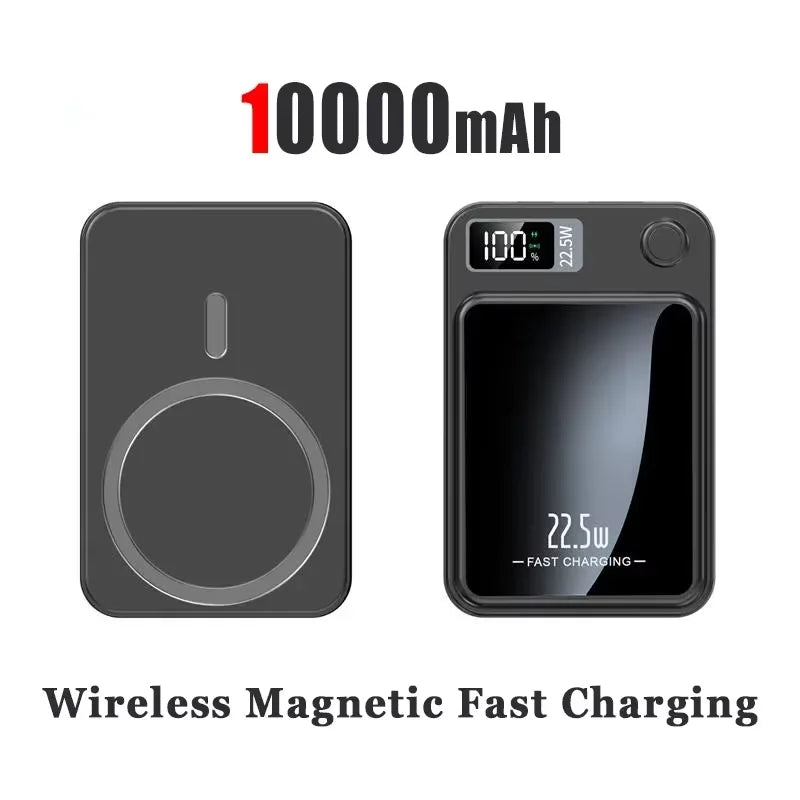 100000mAh Magsafe Charger Power Bank Slim and Portable High Capacity Qi Magnetic Wireless Fast Charging Power Bank for iPhone